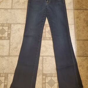 7 For All Mankind Dark Blue Boot Cut Jeans